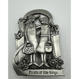Camco Pewter "Friendship Isn't A Big‎ Thing It's A Lot Of Little Things"